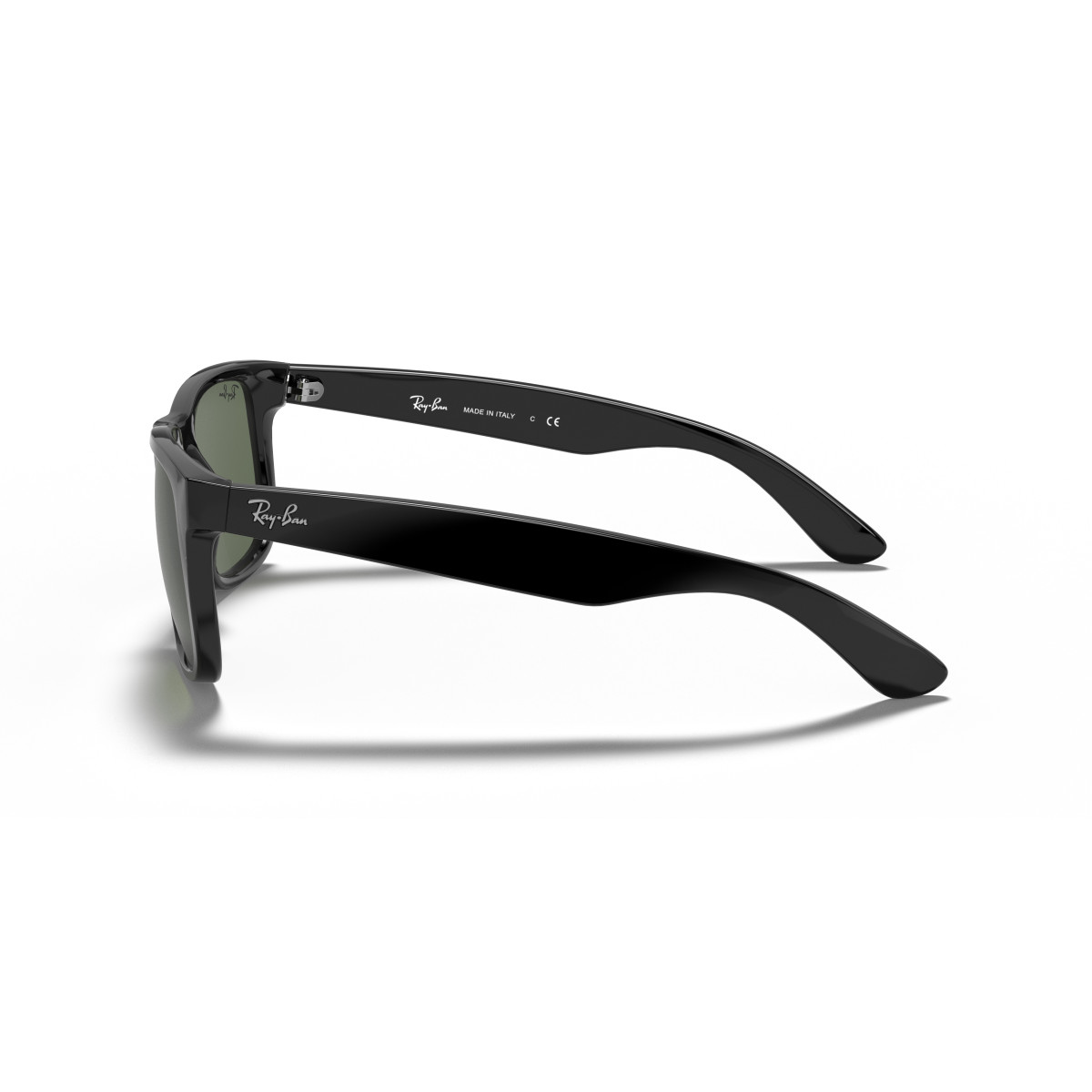 Ray-Ban Justin Classic Sunglasses | Black - Dark Green
