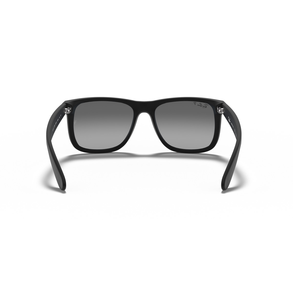 Ray-Ban Justin Classic akiniai | Polarized | Rubber Black - Light Grey