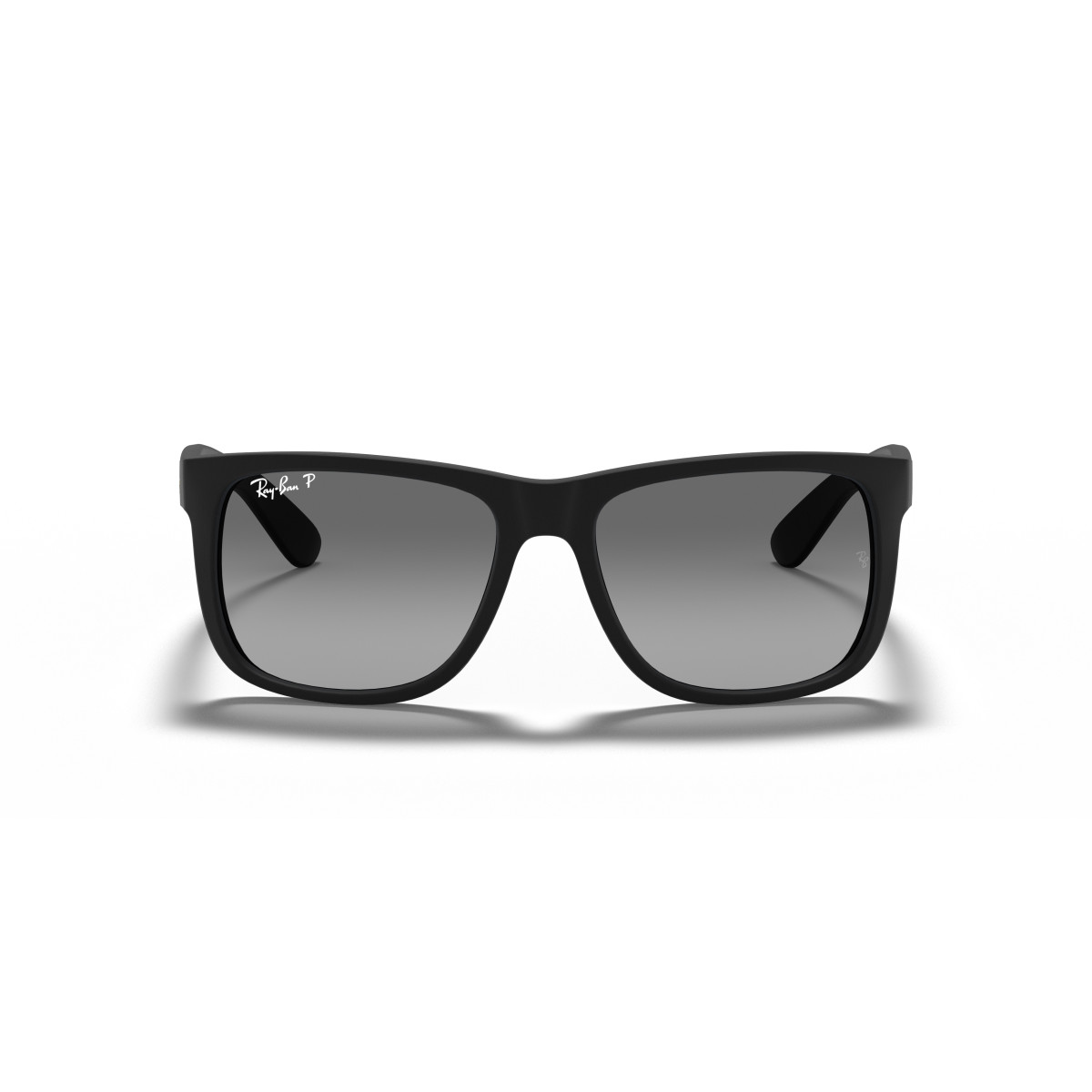 Ray-Ban Justin Classic akiniai | Polarized | Rubber Black - Light Grey