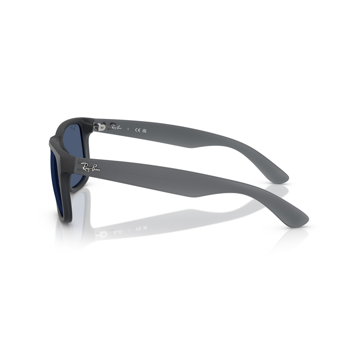 Ray-Ban Justin Classic Sunglasses | Opal Grey - Dark Blue
