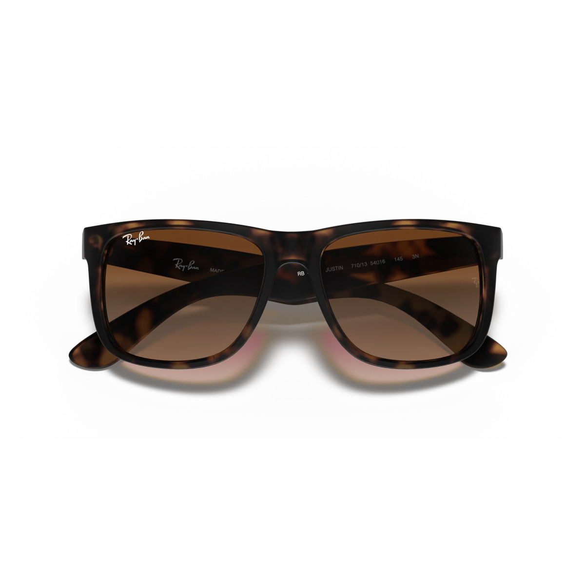 Ray-Ban Justin Classic akiniai | Havana - Dark Brown