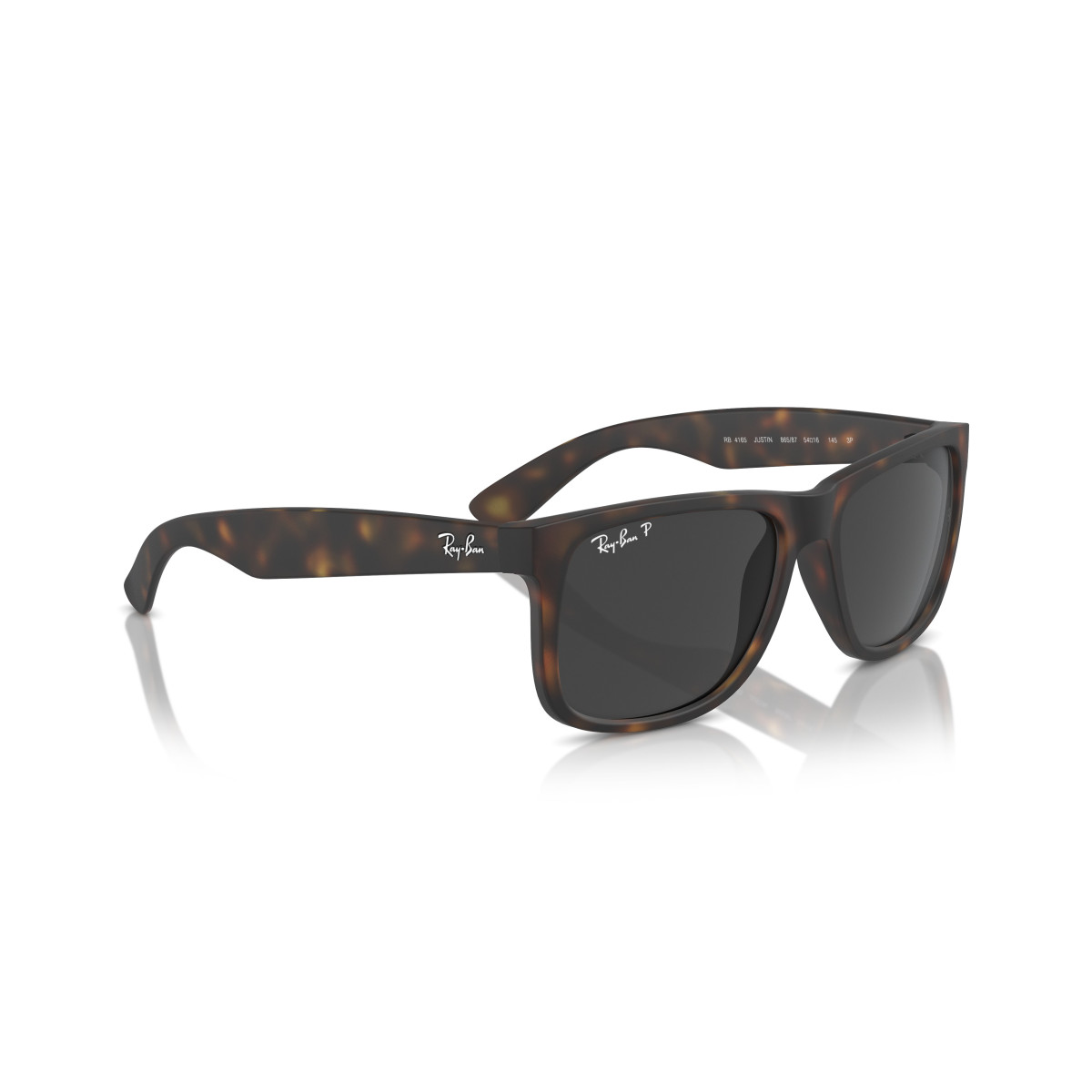 Ray-Ban Justin Classic akiniai | Polarized | Havana - Dark Grey
