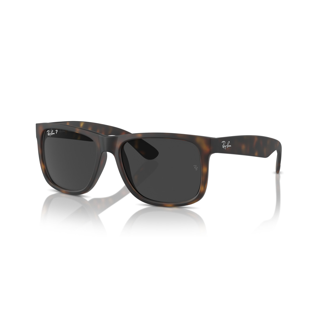 Ray-Ban Justin Classic akiniai | Polarized | Havana - Dark Grey