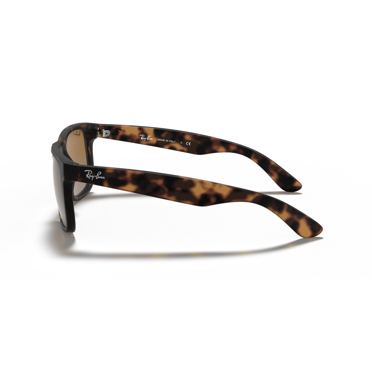 Ray-Ban Justin Classic akiniai | Polarized | Havana - Brown Grey