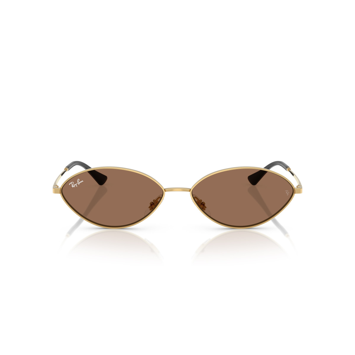 Ray-Ban Kai Sunglasses | Gold - Dark Brown