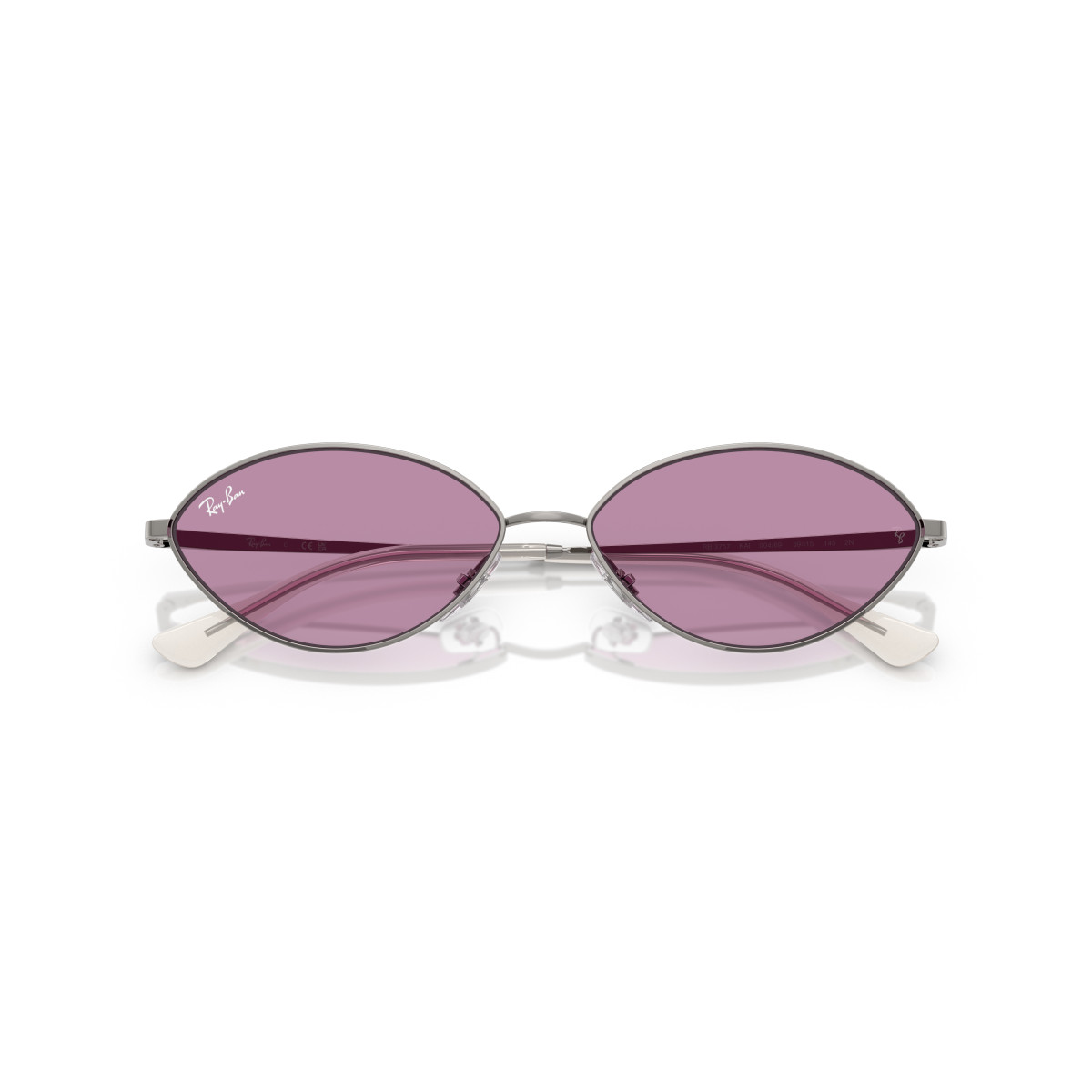 Ray-Ban Kai akiniai | Gunmetal - Dark Violet