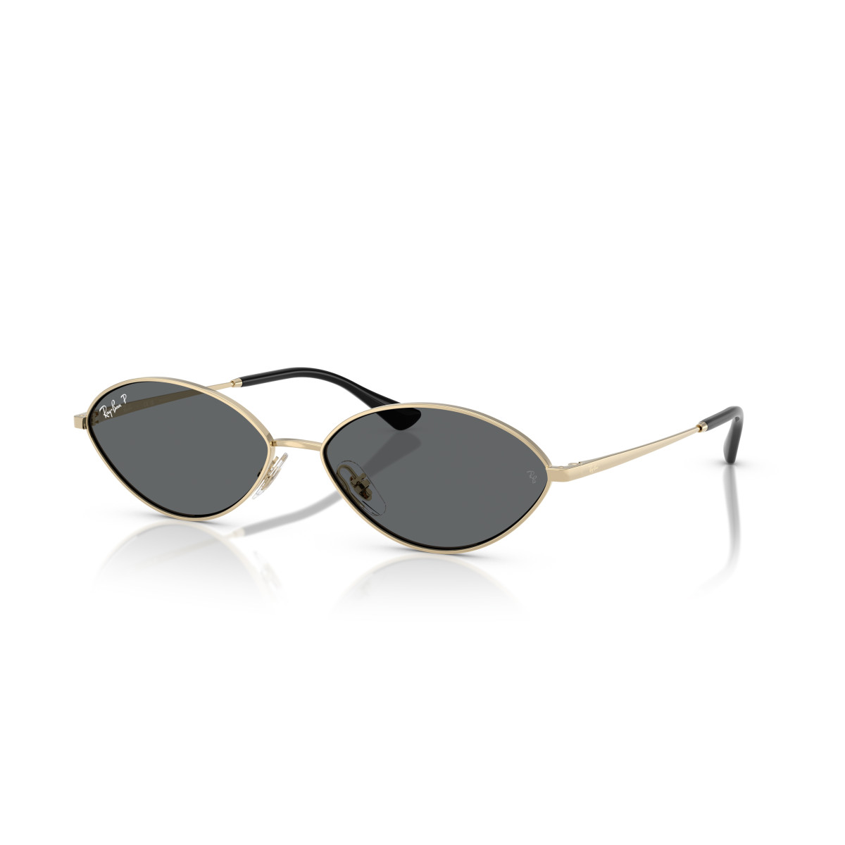 Ray-Ban Kai akiniai | Polarised | Pale Gold - Dark Grey