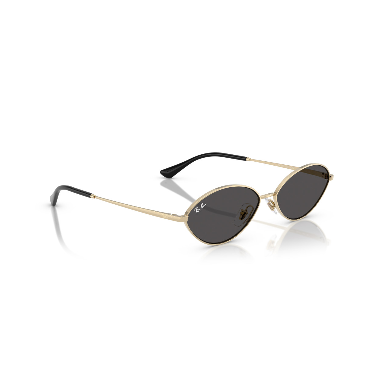Ray-Ban Kai Sunglasses | Pale Gold - Dark Grey