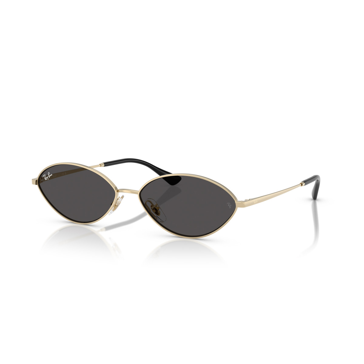Ray-Ban Kai Sunglasses | Pale Gold - Dark Grey