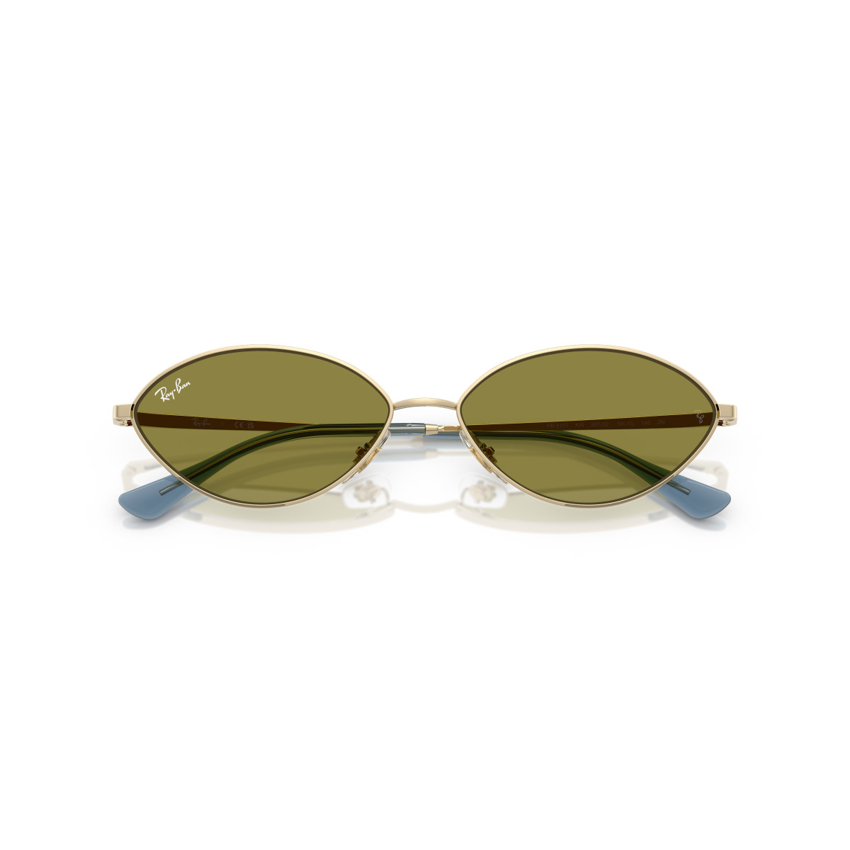 Ray-Ban Kai akiniai | Pale Gold - Green