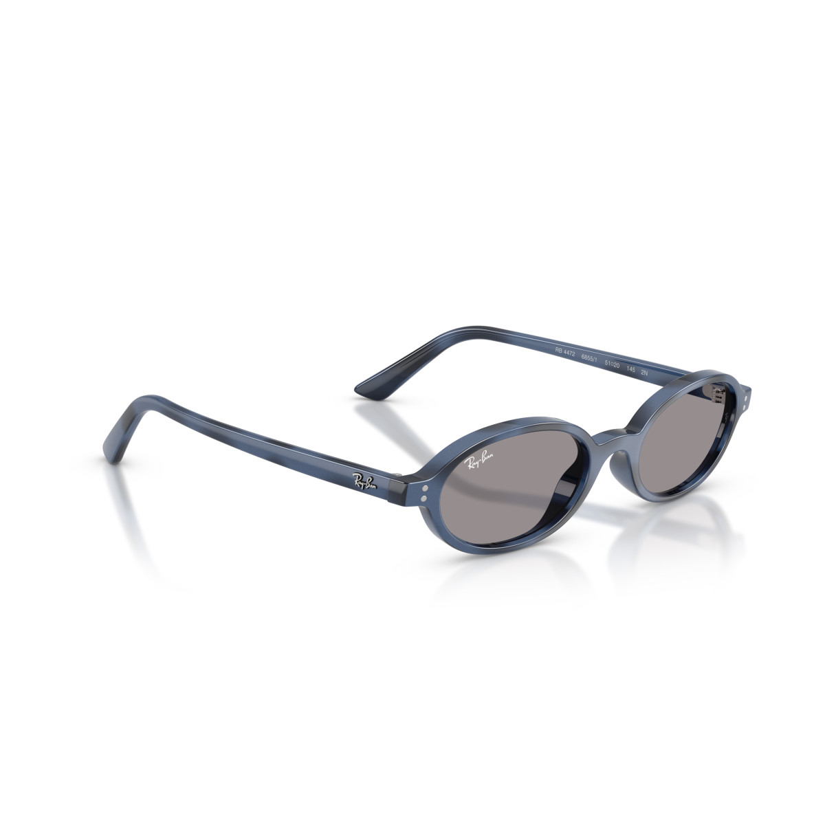 Ray-Ban Khal Small akiniai | Blue Havana - Grey