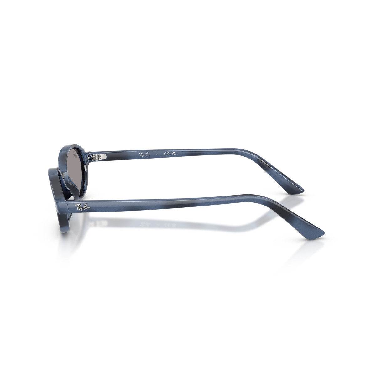 Ray-Ban Khal Small akiniai | Blue Havana - Grey