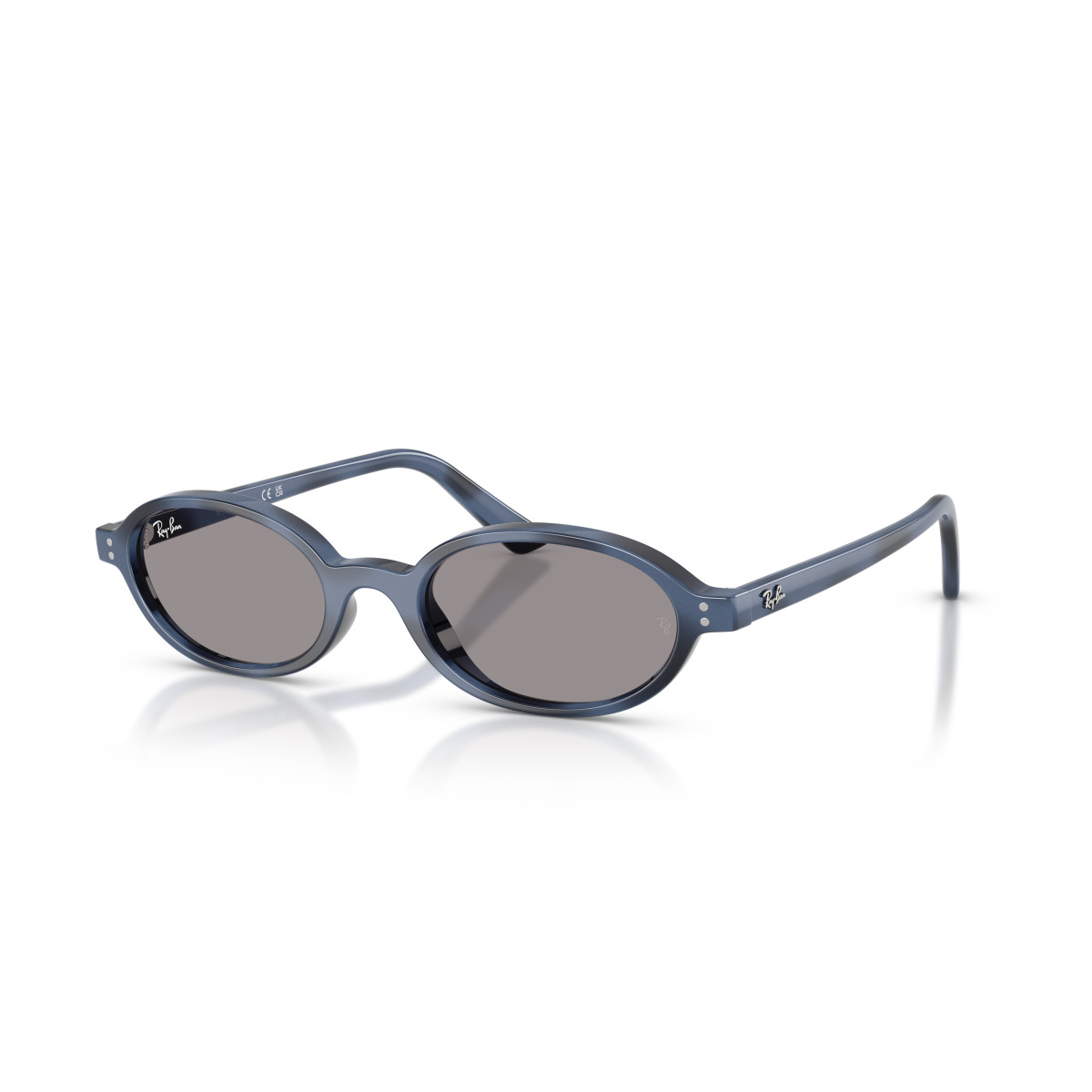 Ray-Ban Khal Small akiniai | Blue Havana - Grey