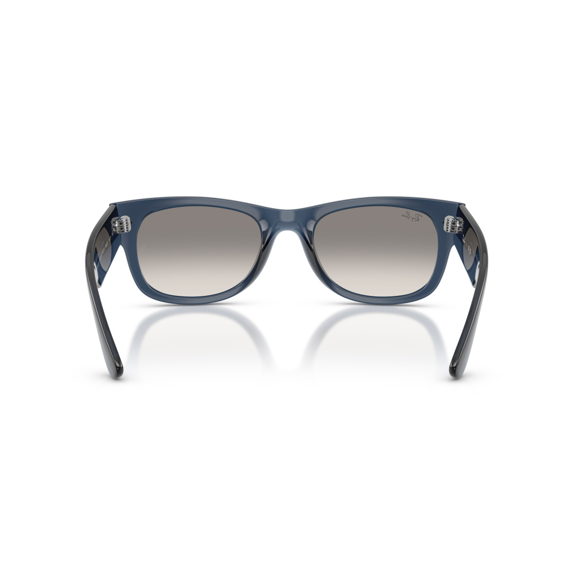 Ray-Ban Mega Wayfarer II akiniai | Transparent Dark Blue - Clear Gradient Grey