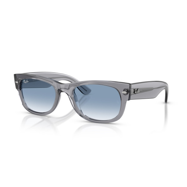 Ray-Ban Mega Wayfarer II akiniai | Grey - Clear Gradient Blue