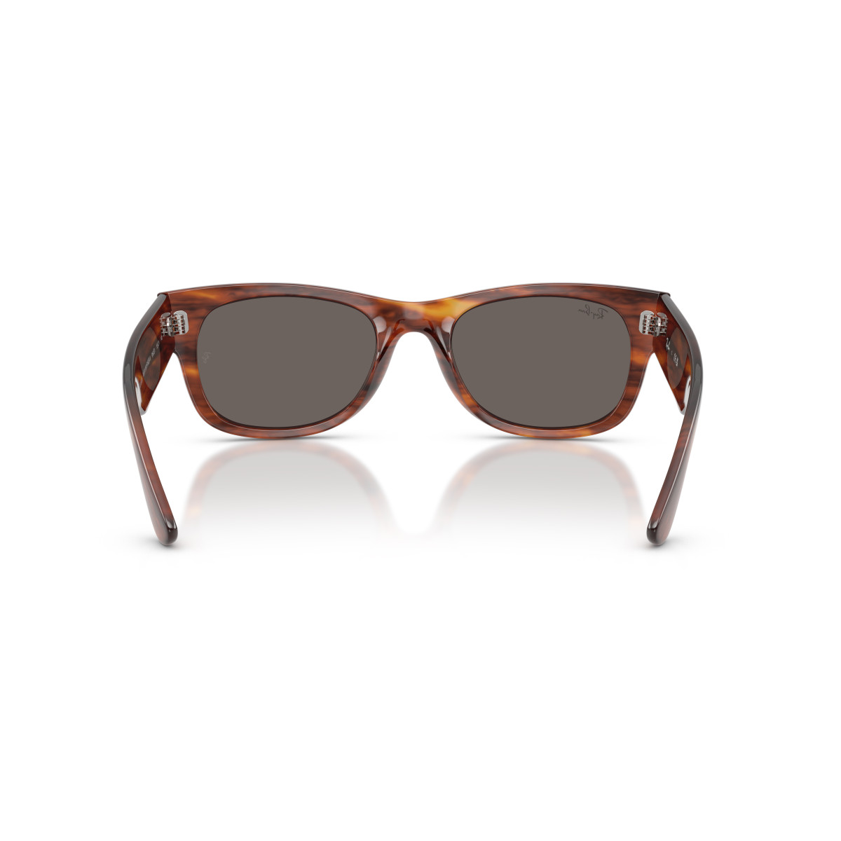 Ray-Ban Mega Wayfarer II akiniai | Striped Havana - Dark Grey