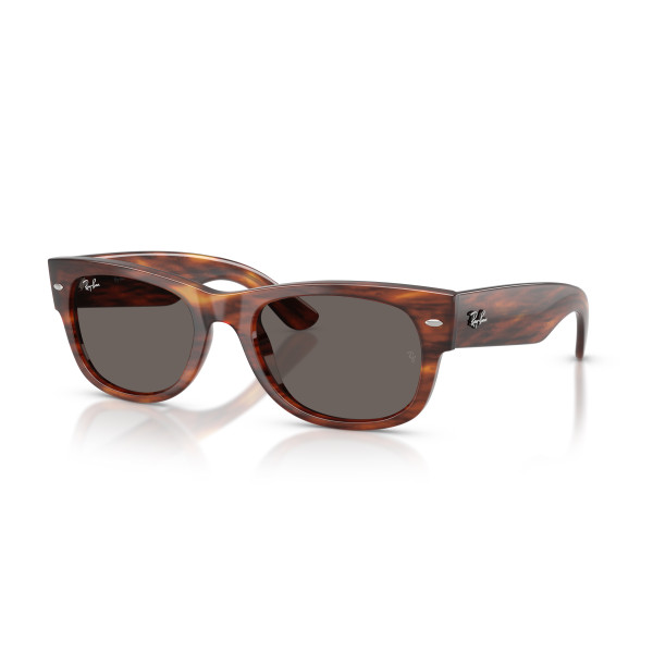 Ray-Ban Mega Wayfarer II akiniai | Striped Havana - Dark Grey