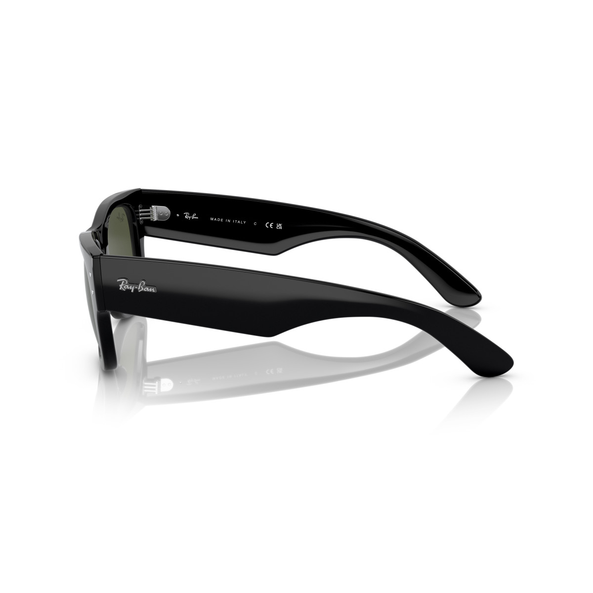 Ray-Ban Mega Wayfarer Sunglasses | Black - Green