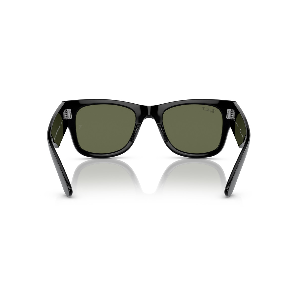 Ray-Ban Mega Wayfarer akiniai | Polarized | Black - Green