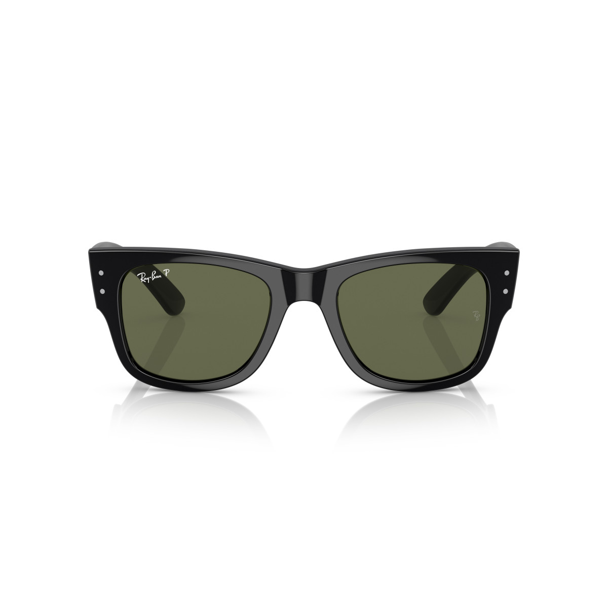 Ray-Ban Mega Wayfarer akiniai | Polarized | Black - Green