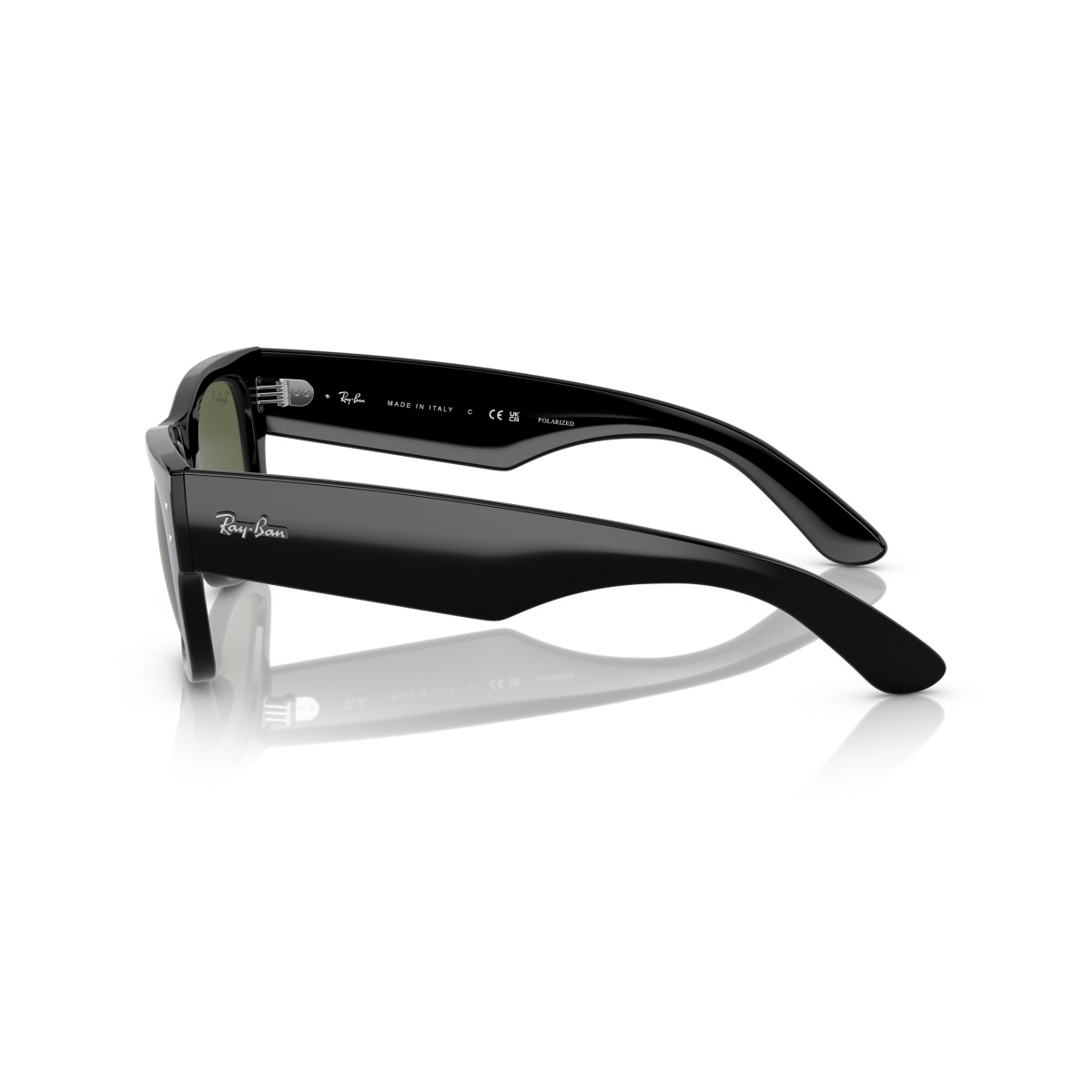 Ray-Ban Mega Wayfarer akiniai | Polarized | Black - Green