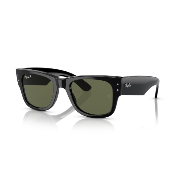 Ray-Ban Mega Wayfarer akiniai | Polarized | Black - Green