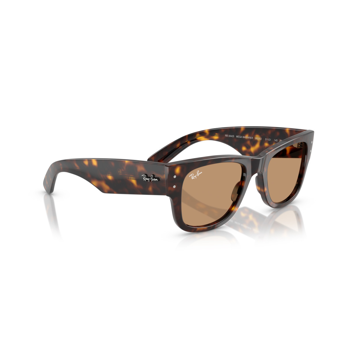 Ray-Ban Mega Wayfarer akiniai | Havana - Brown