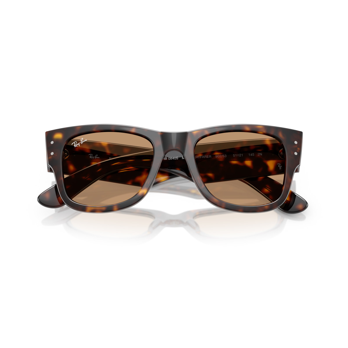 Ray-Ban Mega Wayfarer akiniai | Havana - Brown