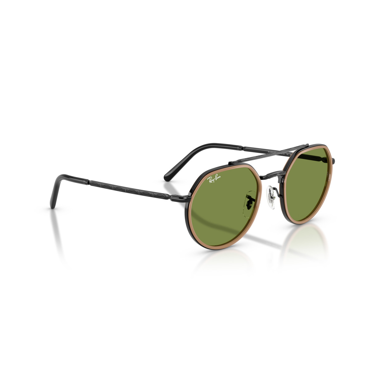 Ray-Ban RB3765 akiniai | Black - Green