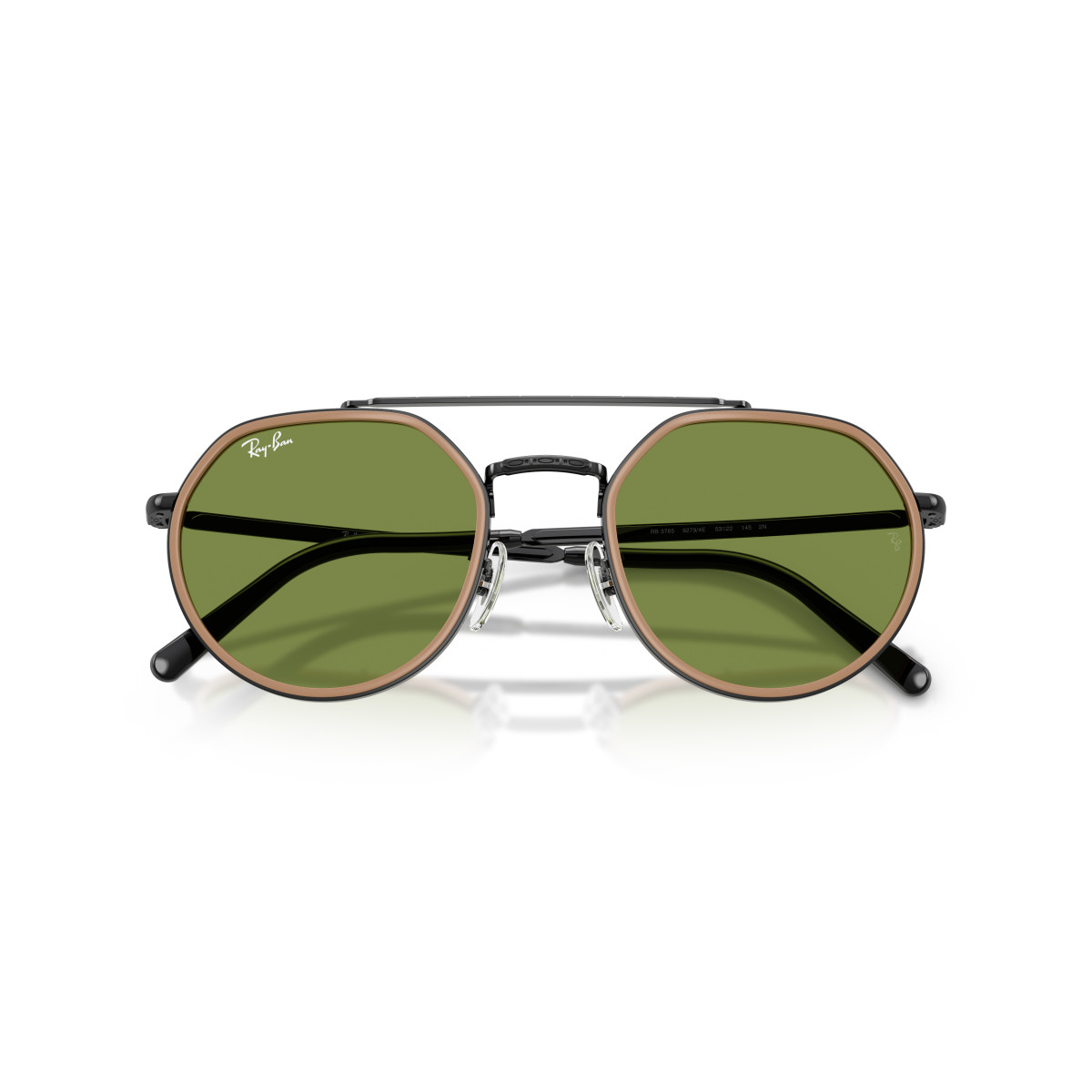 Ray-Ban RB3765 akiniai | Black - Green