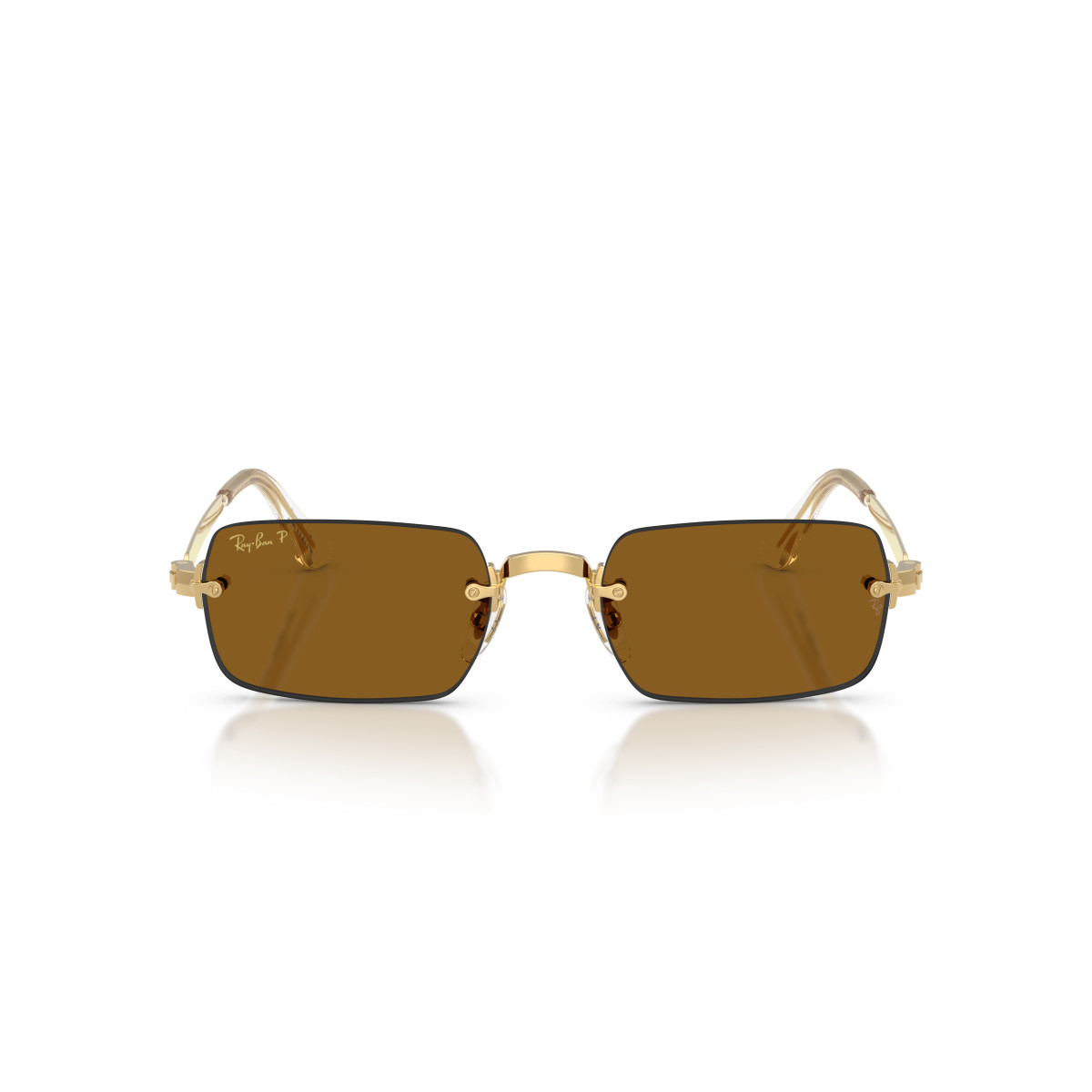 Ray-Ban RB3928 By A$AP Rocky akiniai | Polarized | Arista Gold - Dark Brown