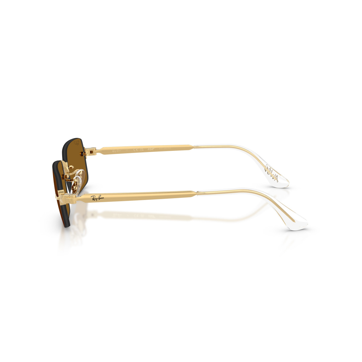 Ray-Ban RB3928 By A$AP Rocky akiniai | Polarized | Arista Gold - Dark Brown