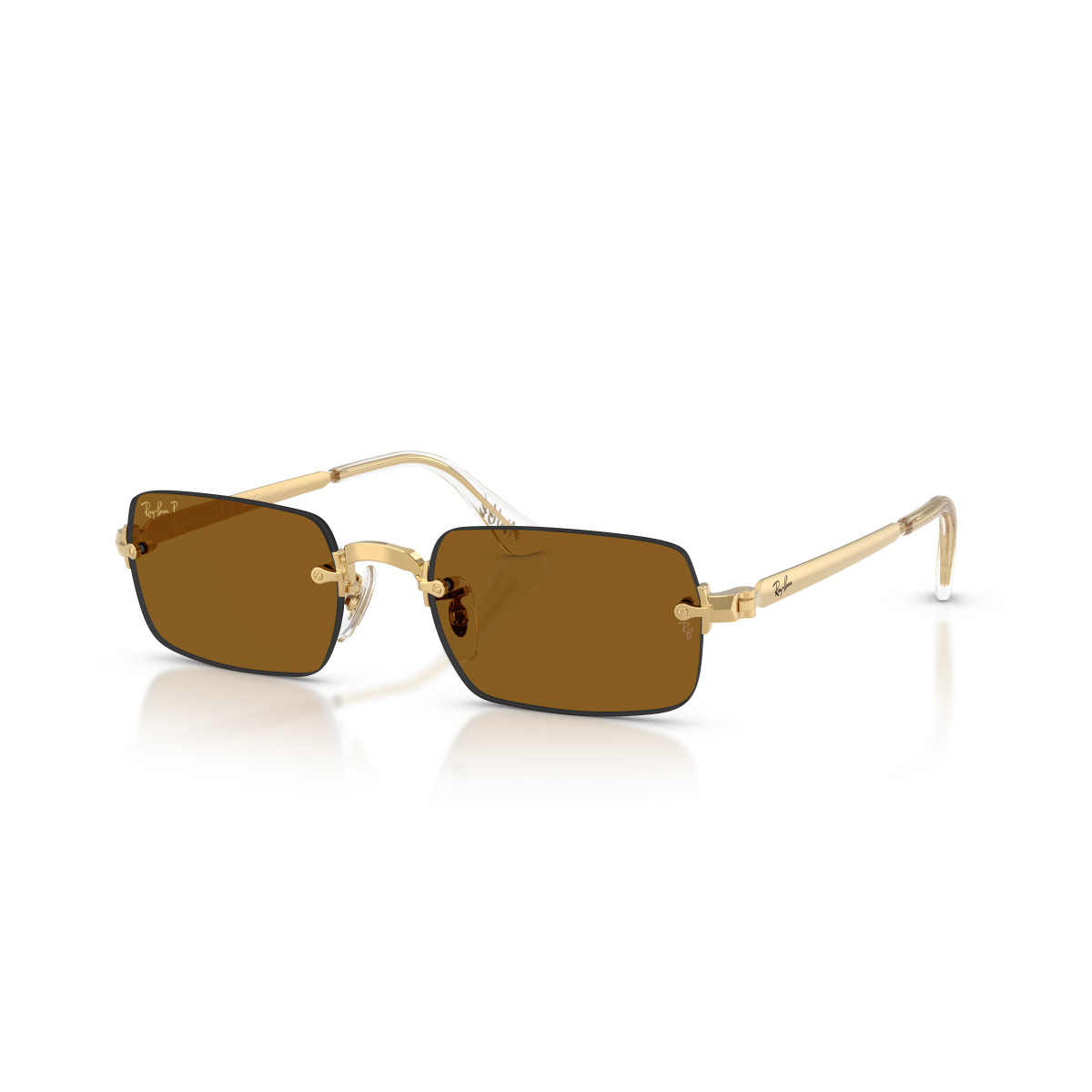 Ray-Ban RB3928 By A$AP Rocky akiniai | Polarized | Arista Gold - Dark Brown