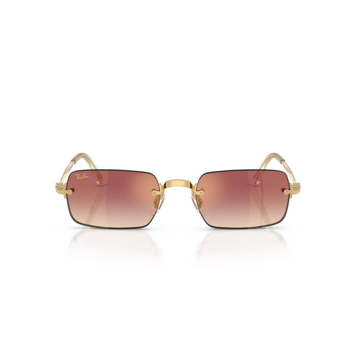 Ray-Ban RB3928 By A$AP Rocky akiniai | Arista Gold - Clear Gradient Dark Violet