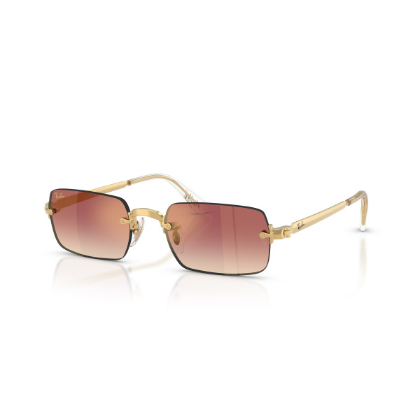 Ray-Ban RB3928 By A$AP Rocky akiniai | Arista Gold - Clear Gradient Dark Violet