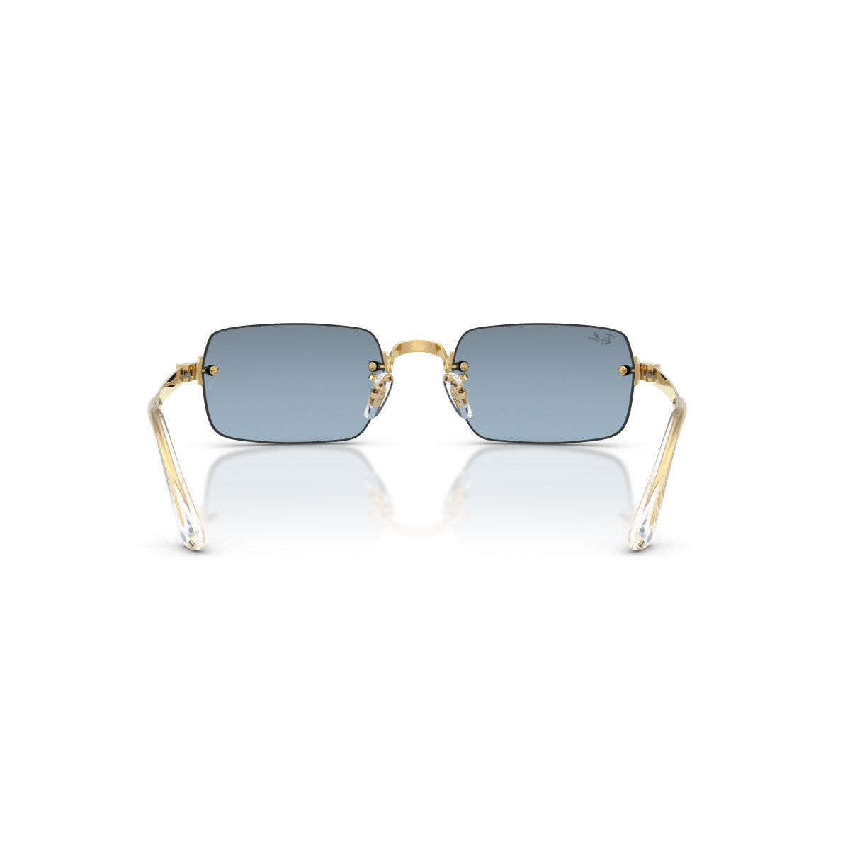 Ray-Ban RB3928 By A$AP Rocky akiniai | Arista Gold - Blue Gradient Dark Grey