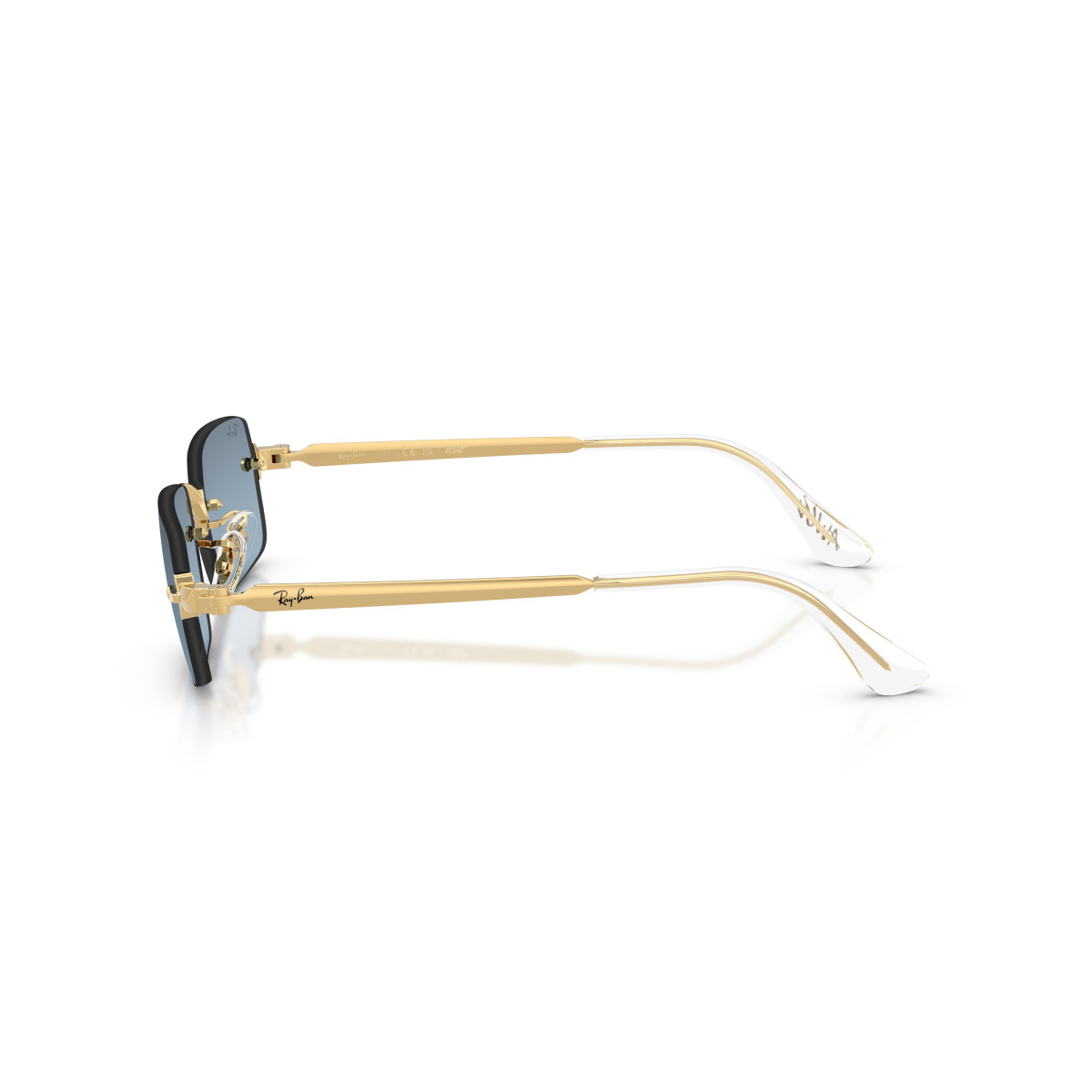 Ray-Ban RB3928 By A$AP Rocky akiniai | Arista Gold - Blue Gradient Dark Grey