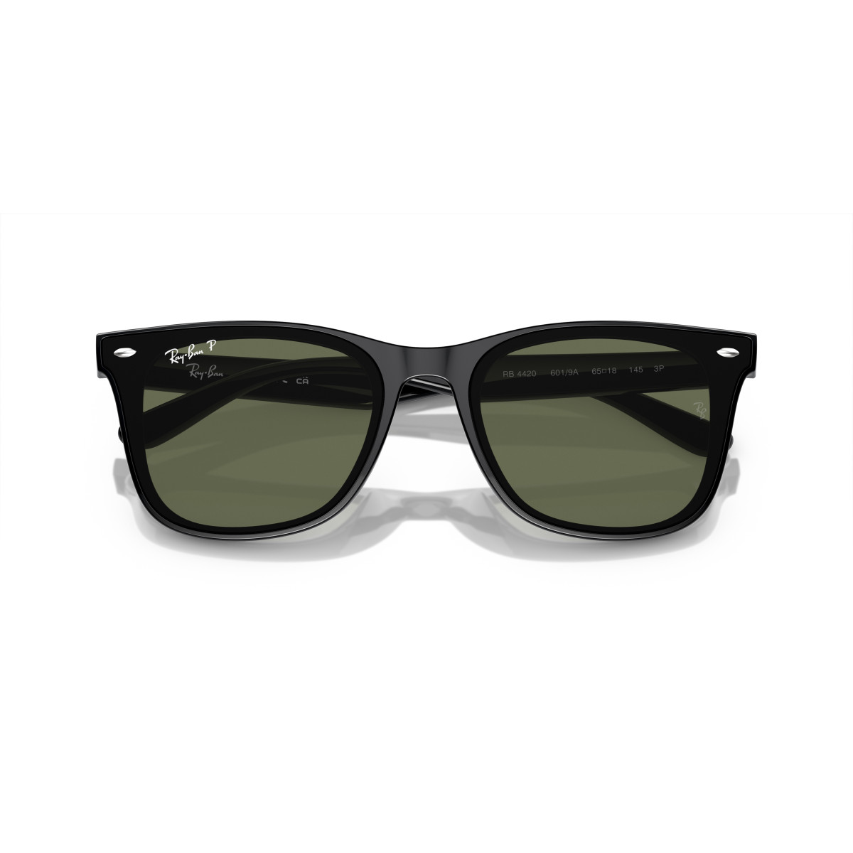 Ray-Ban RB4420 akiniai | Polarized | Black - Dark Green