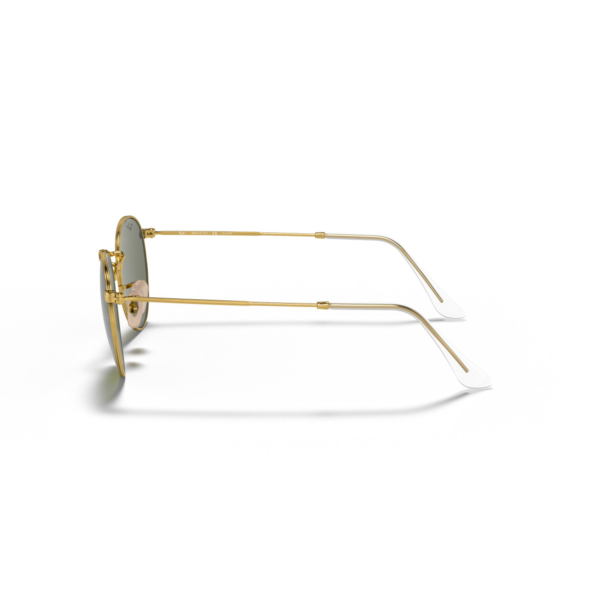 Ray-Ban Round Metal Small akiniai | Polarised | Arista Gold - G-15 Green