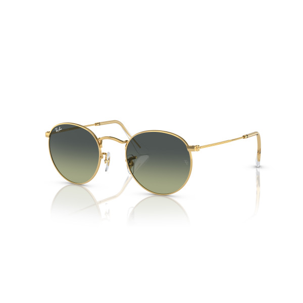 Ray-Ban Round Metal Small akiniai | Arista Gold - Green Vintage