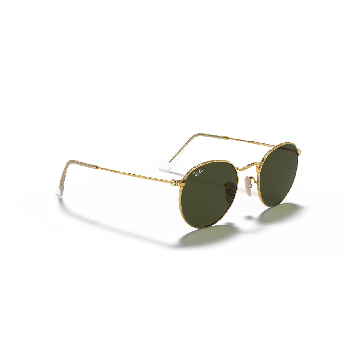Ray-Ban Round Metal Small Sunglasses | Arista Gold - G-15 Green