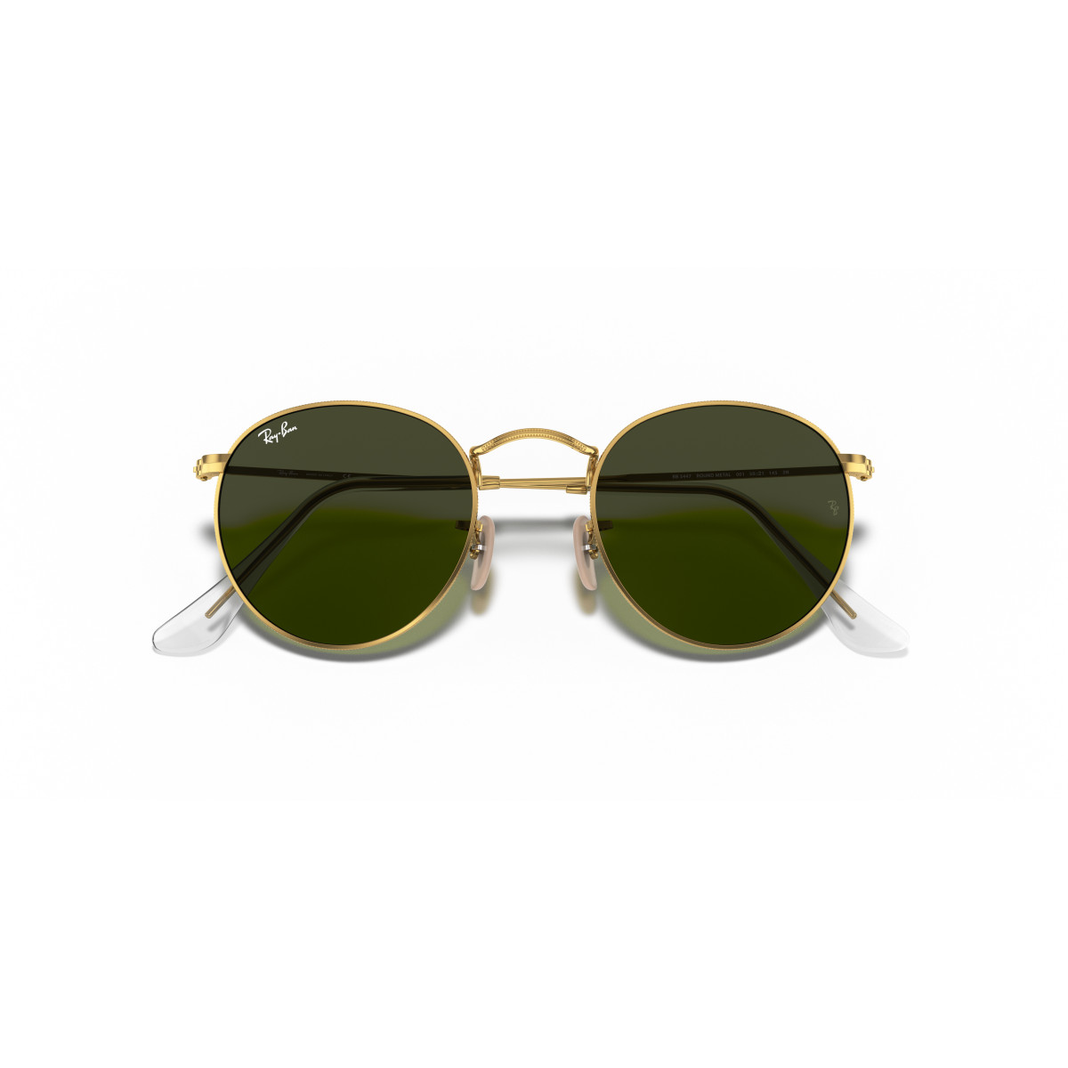 Ray-Ban Round Metal Small Sunglasses | Arista Gold - G-15 Green