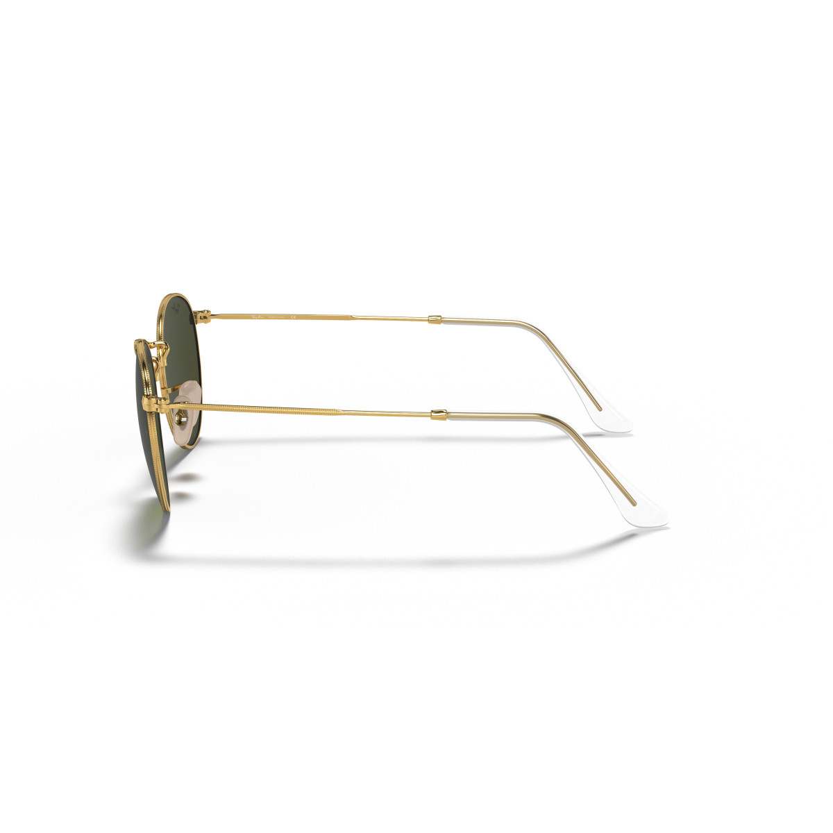 Ray-Ban Round Metal Small Sunglasses | Arista Gold - G-15 Green