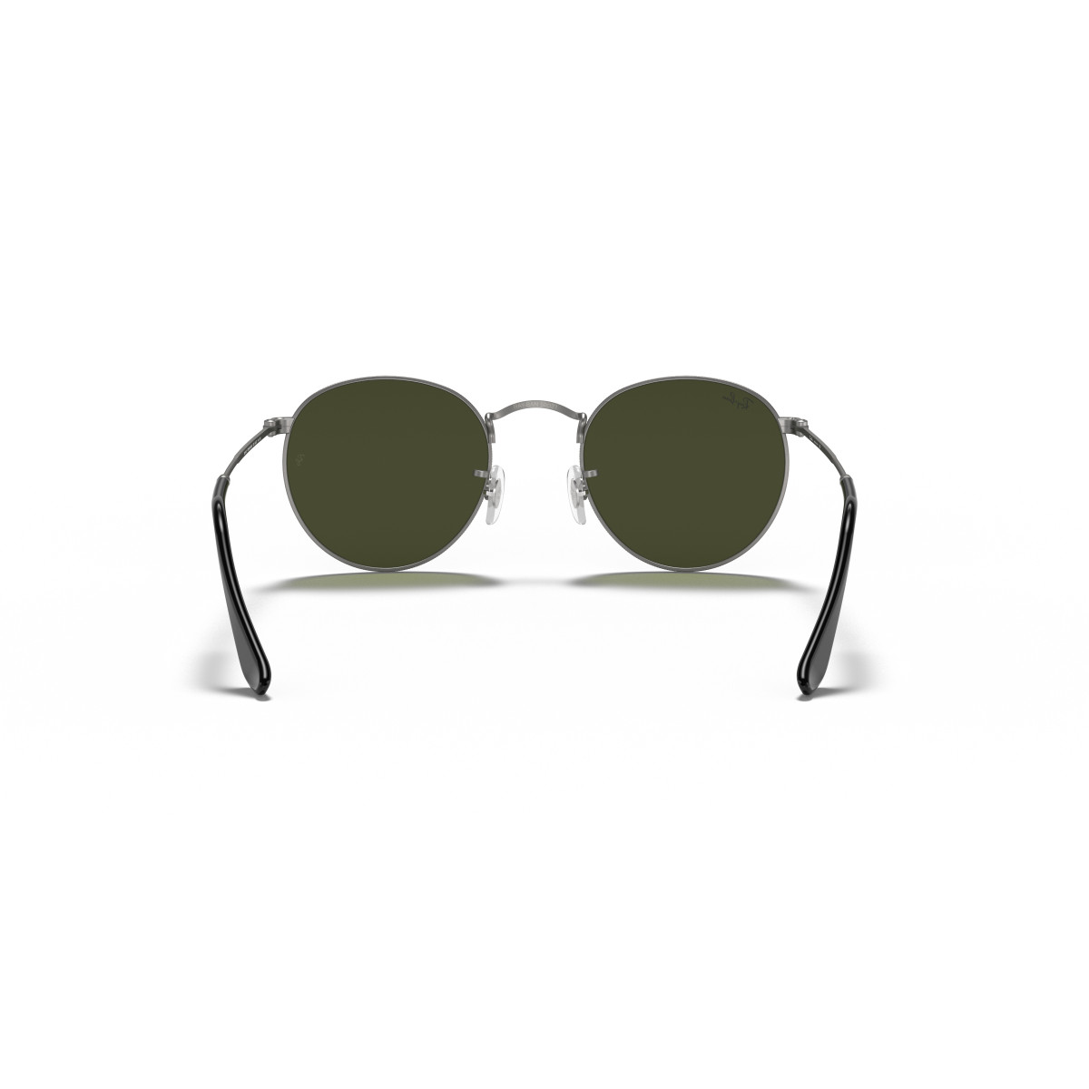 Ray-Ban Round Metal Small akiniai | Gunmetal - G-15 Green