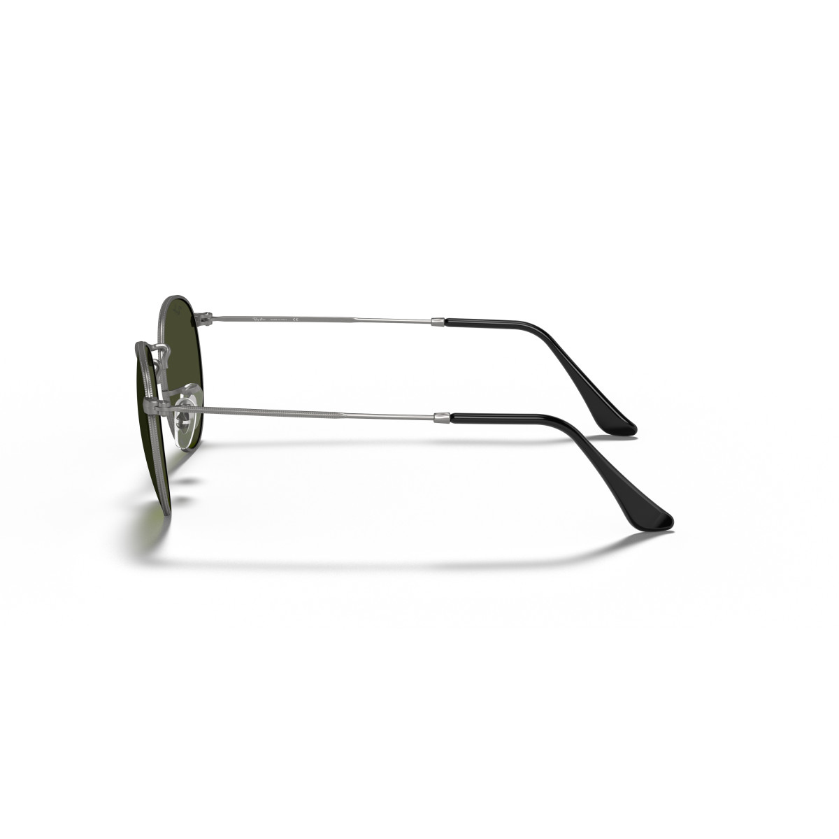 Ray-Ban Round Metal Small akiniai | Gunmetal - G-15 Green