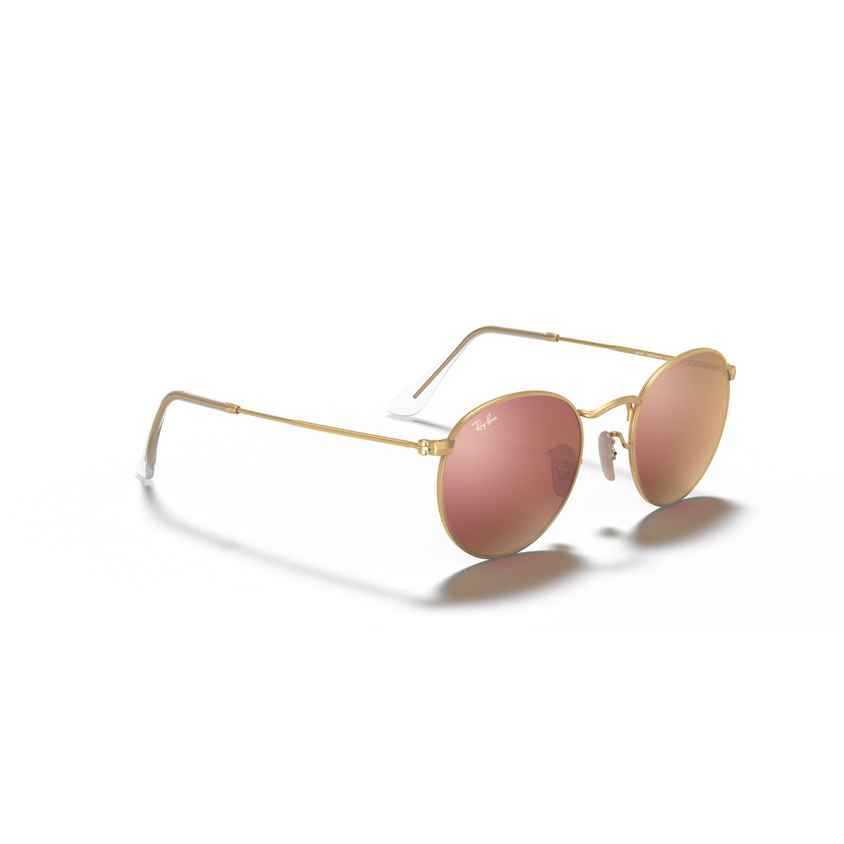 Ray-Ban Round Metal Small Sunglasses | Gold - Brown