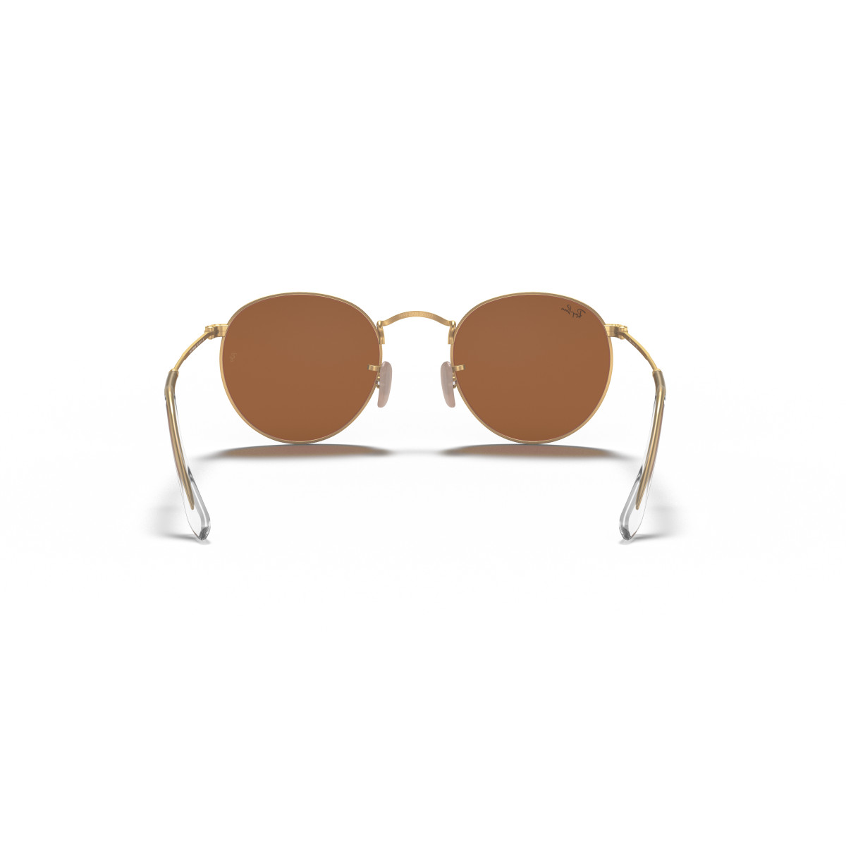 Ray-Ban Round Metal Small Sunglasses | Gold - Brown