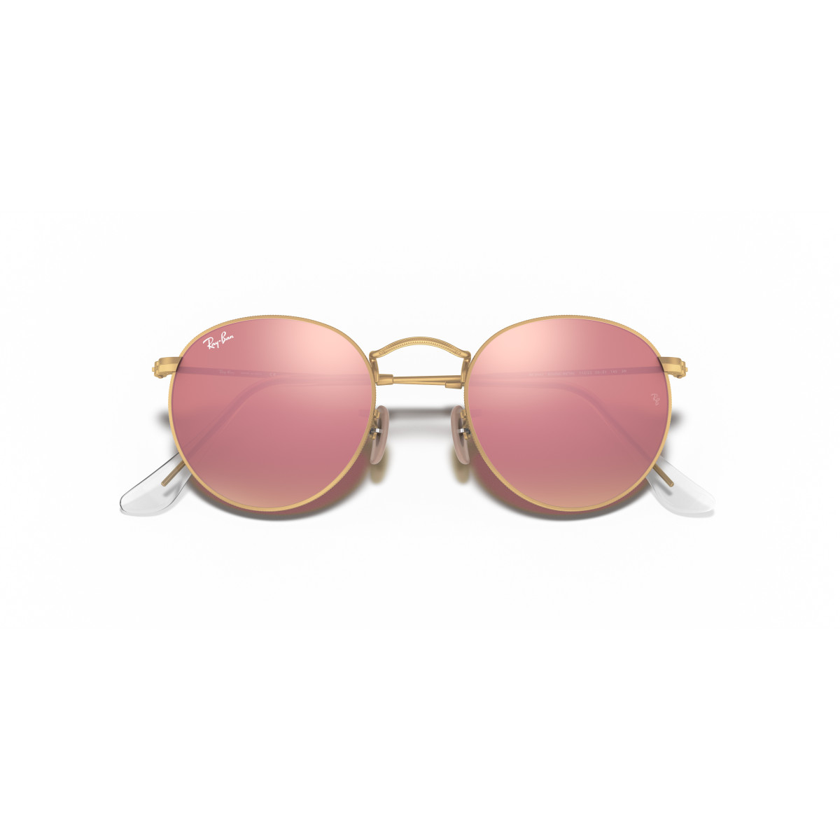 Ray-Ban Round Metal Small Sunglasses | Gold - Brown