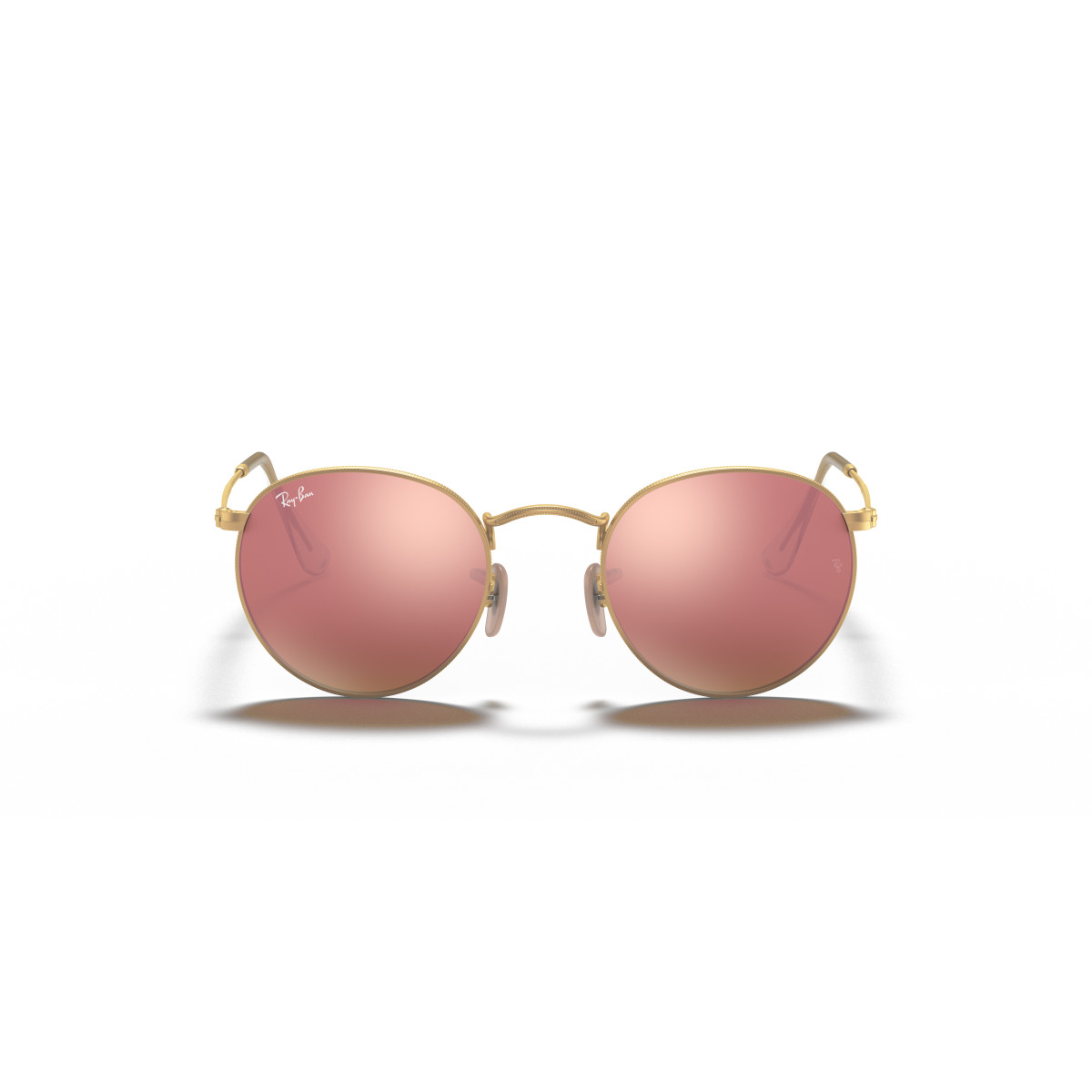 Ray-Ban Round Metal Small Sunglasses | Gold - Brown