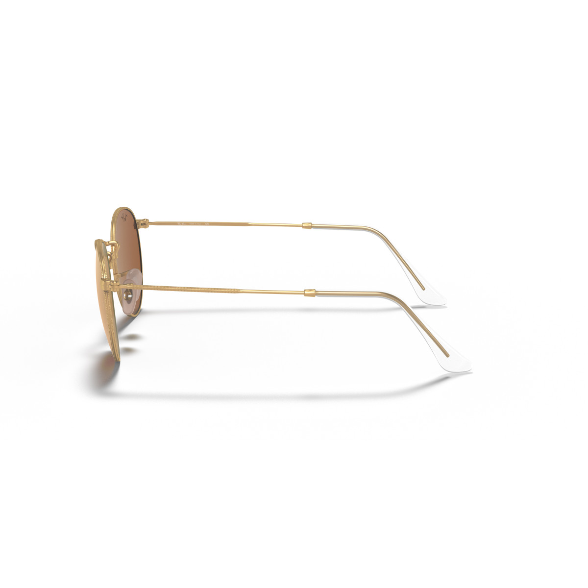 Ray-Ban Round Metal Small Sunglasses | Gold - Brown